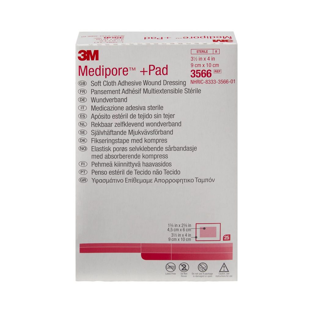 Buy M Medipore Pad Soft Cloth Adhesive Wound Dressing At Medical Monks