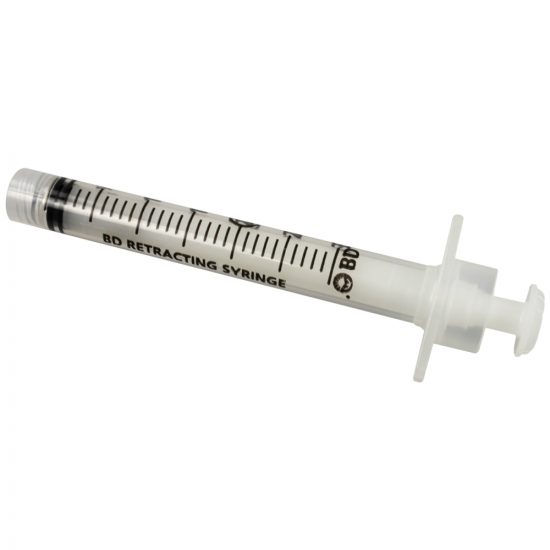 , BD Integra 3-mL Retracting Safety Syringe