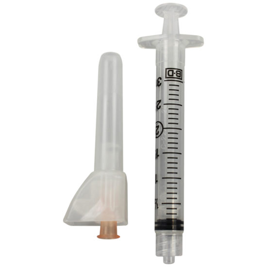 , BD SafetyGlide Syringe with SubQ Needles