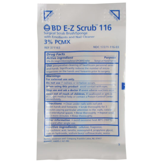, E-Z Scrub Chloroxylenol Impregnated Scrub Brush