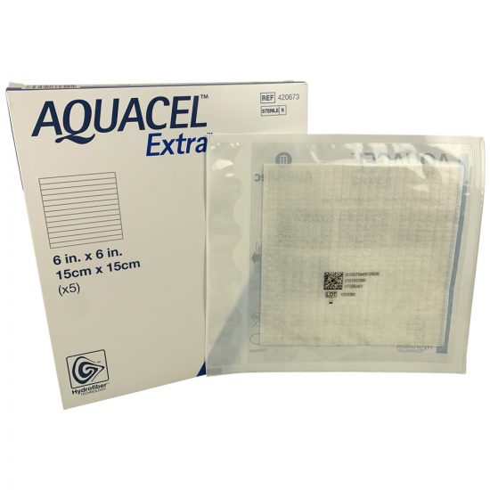 , AQUACEL Extra Calcium Alginate Dressings with Hydrofiber Technology