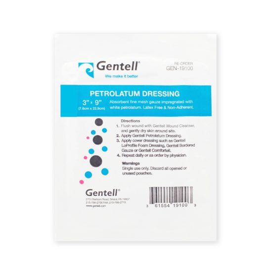 , Gentell Petrolatum Gauze Dressing