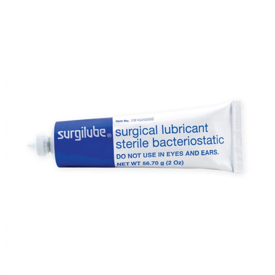 , Surgilube Surgical Lubricant Screw Cap Metal Tube