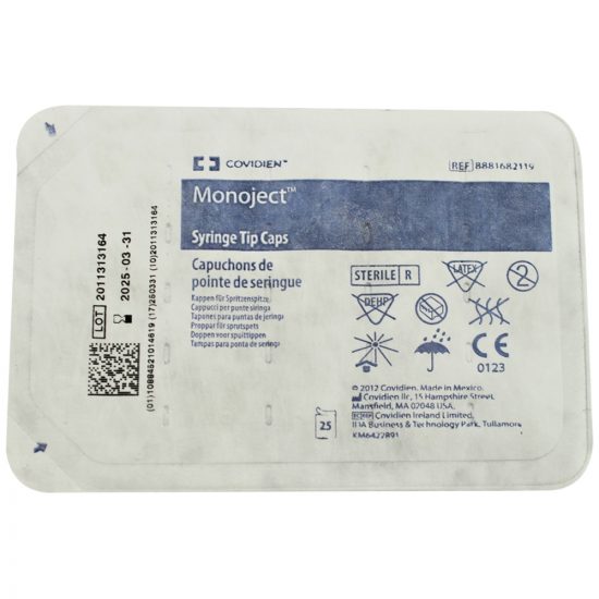 , Monoject Syringe Tip Caps