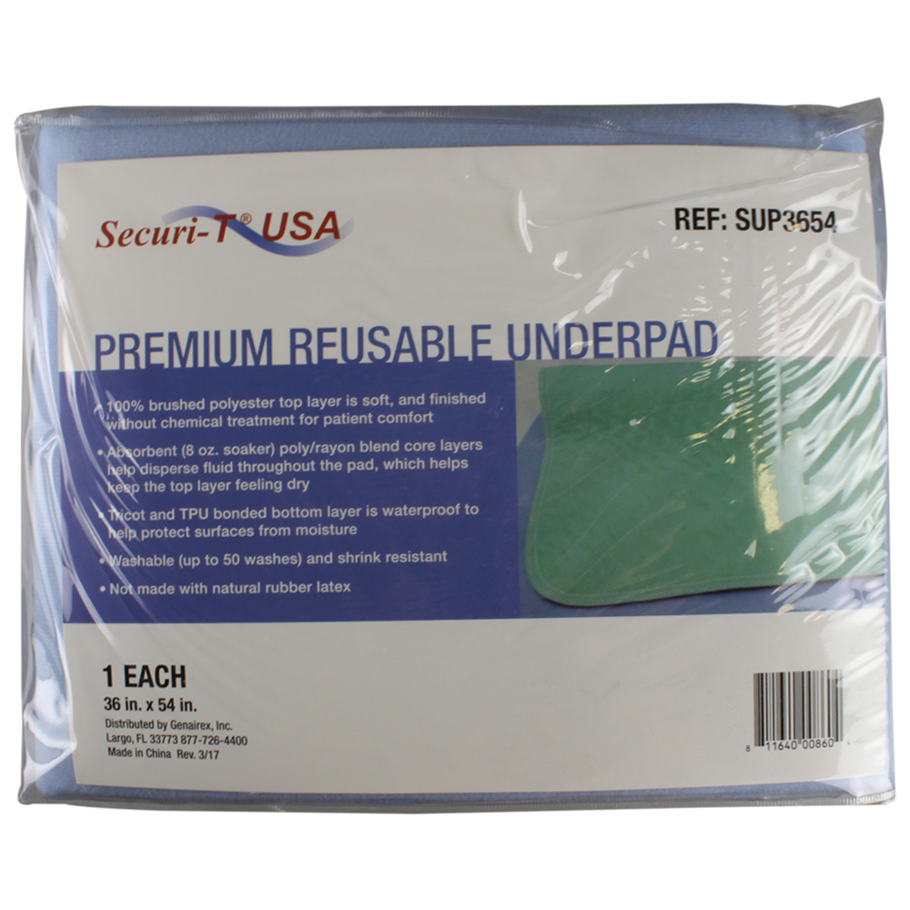 Buy Securi-T USA Premium Reusable Underpads at Medical Monks!