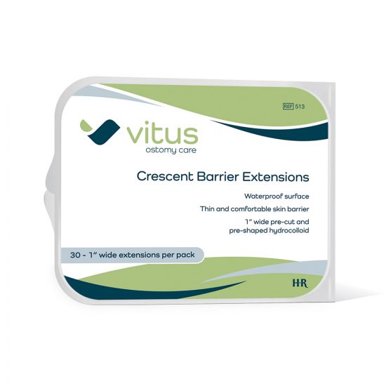 , Vitus Ostomy Crescent Barrier Extensions