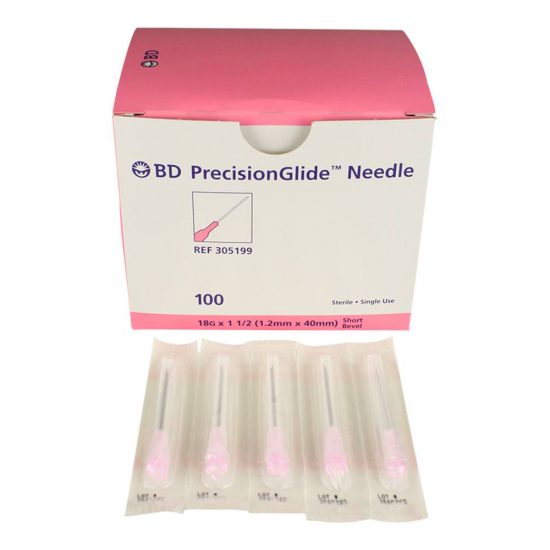 , BD PrecisionGlide Short Bevel Needles