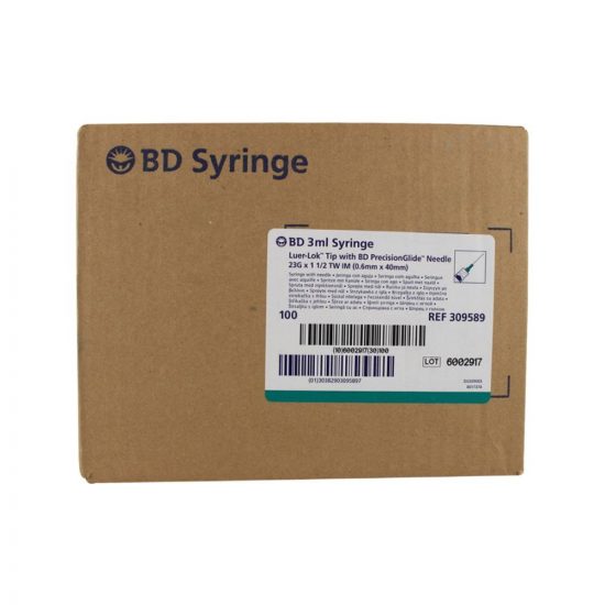 , BD Syringe/Needle Combination with Luer-Lok Tip (Thin Wall)