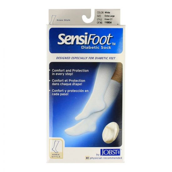 , Jobst Sensifoot Knee-Length Diabetic Socks for Men and Women
