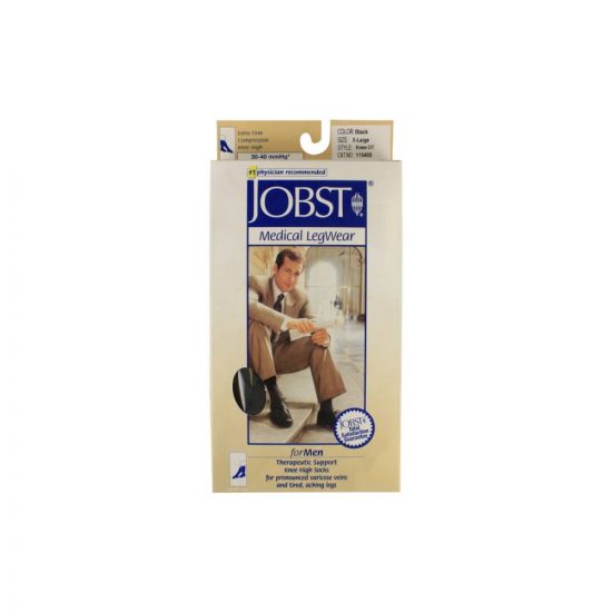 , Jobst For Men Knee High Ribbed Style Stockings