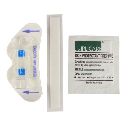 Statlock Picc Plus device next to wipe and box