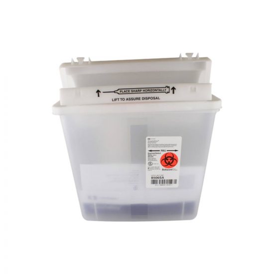 , SharpStar In-Room Sharps Containers with Counter Balanced Lids