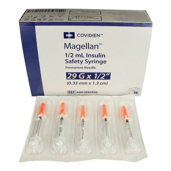 , Magellan Insulin Safety Syringes