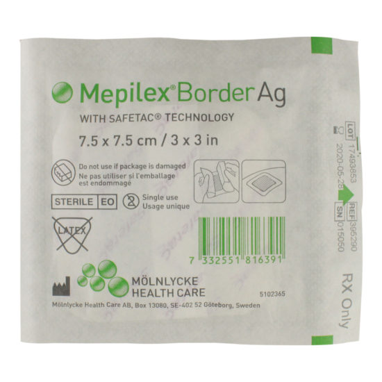 Mepilex Border Ag Foam Dressing Medical Monks