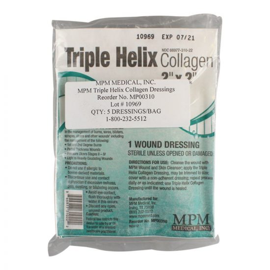 , Triple Helix Collagen Dressing