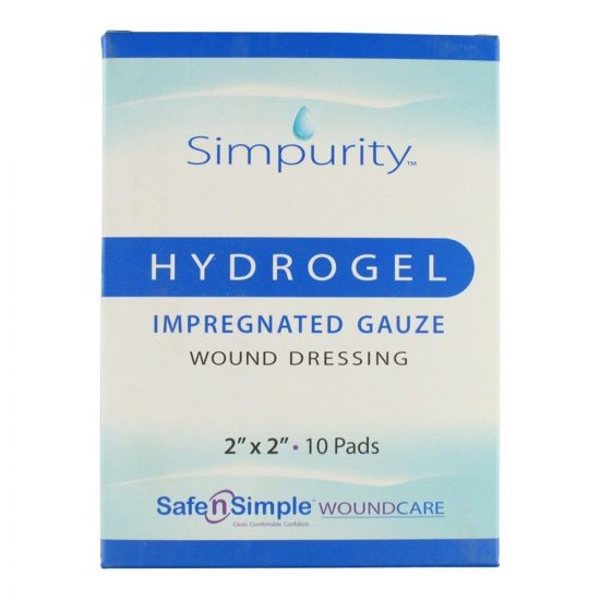 , Simpurity Hydrogel Impregnated Gauze