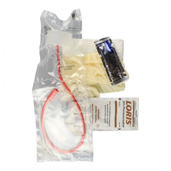 , TOUCHLESS Intermittent Catheter Kit 1100cc Collection Chamber