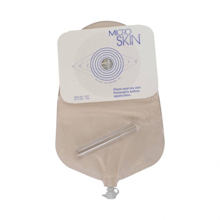 Cymed One-Piece Urostomy Pouch with MicroSkin Adhesive Barrier