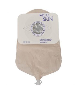 Cymed One-Piece Urostomy Pouch with MicroSkin Adhesive Barrier