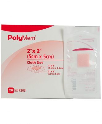 Polymem Cloth Dot Foam Dressing