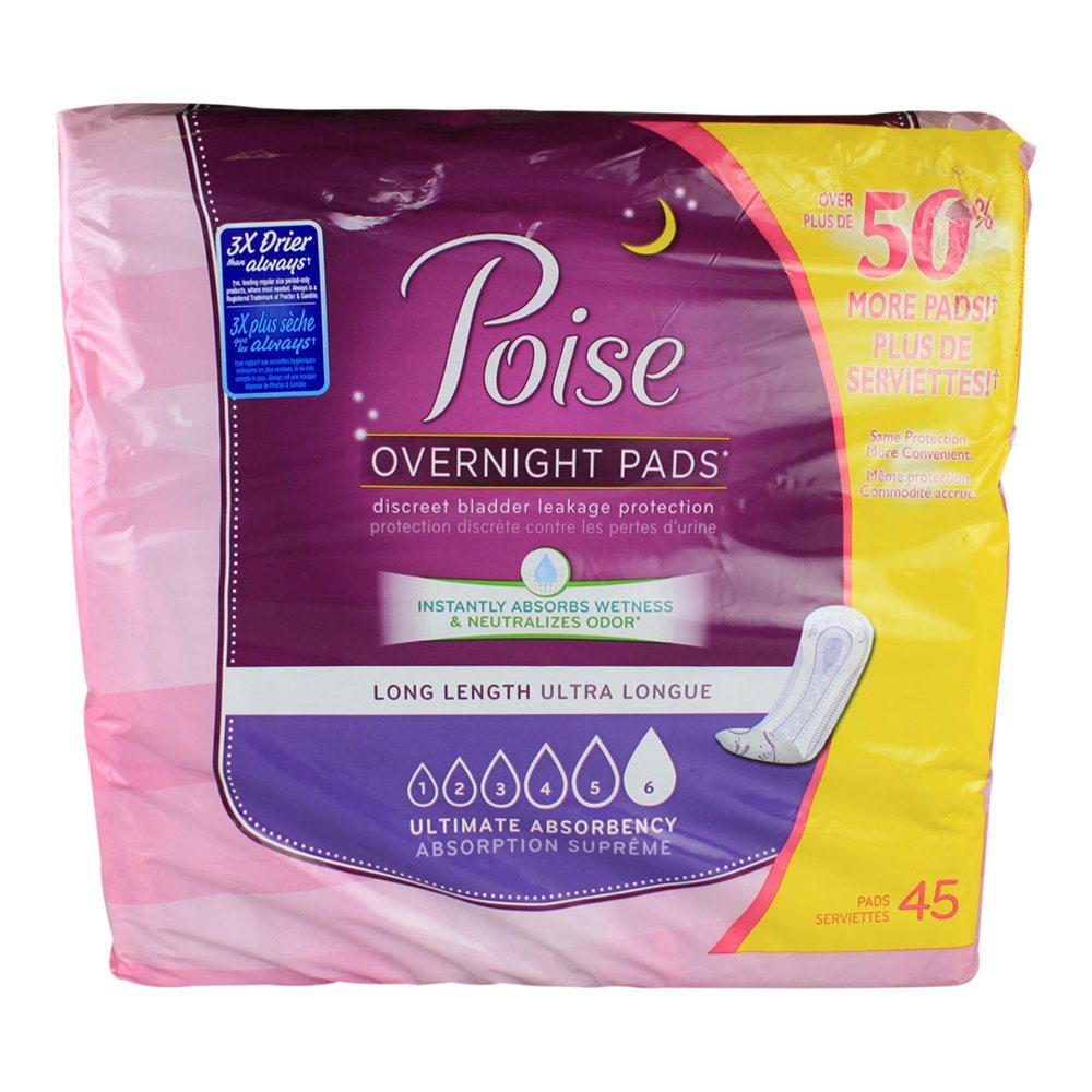 Buy Poise Overnight Pads Ultimate Absorbency at Medical Monks!