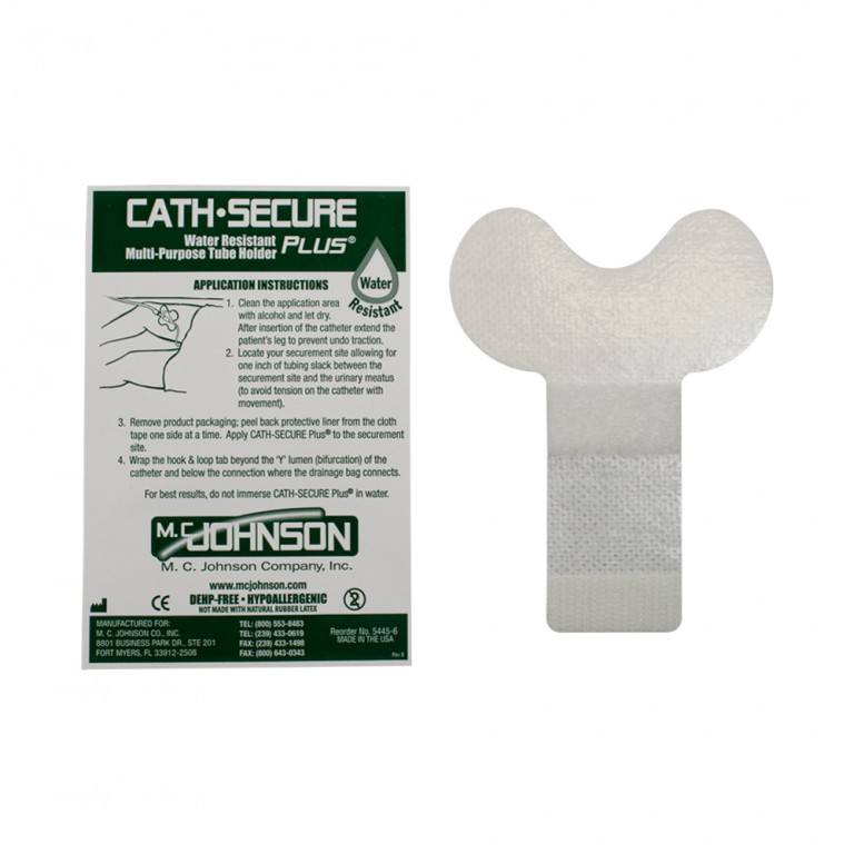 CATH-SECURE Plus Water-Resistant Breathable Tube Holder