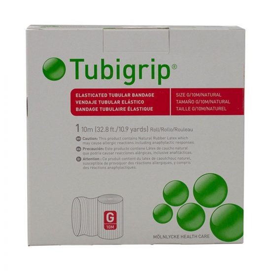 , Tubigrip Multi-Purpose Elasticated Tubular Bandage &#8211; 10M &#8211; Size G: Large Thighs