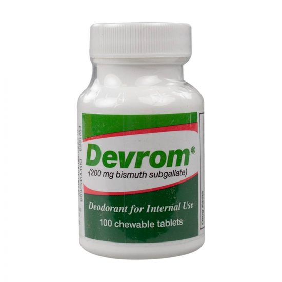 , Devrom Chewable Tablets &#8211; Internal Deodorant