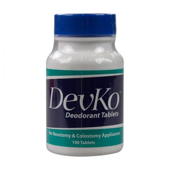 , DevKo Ostomy Deodorant Tablets