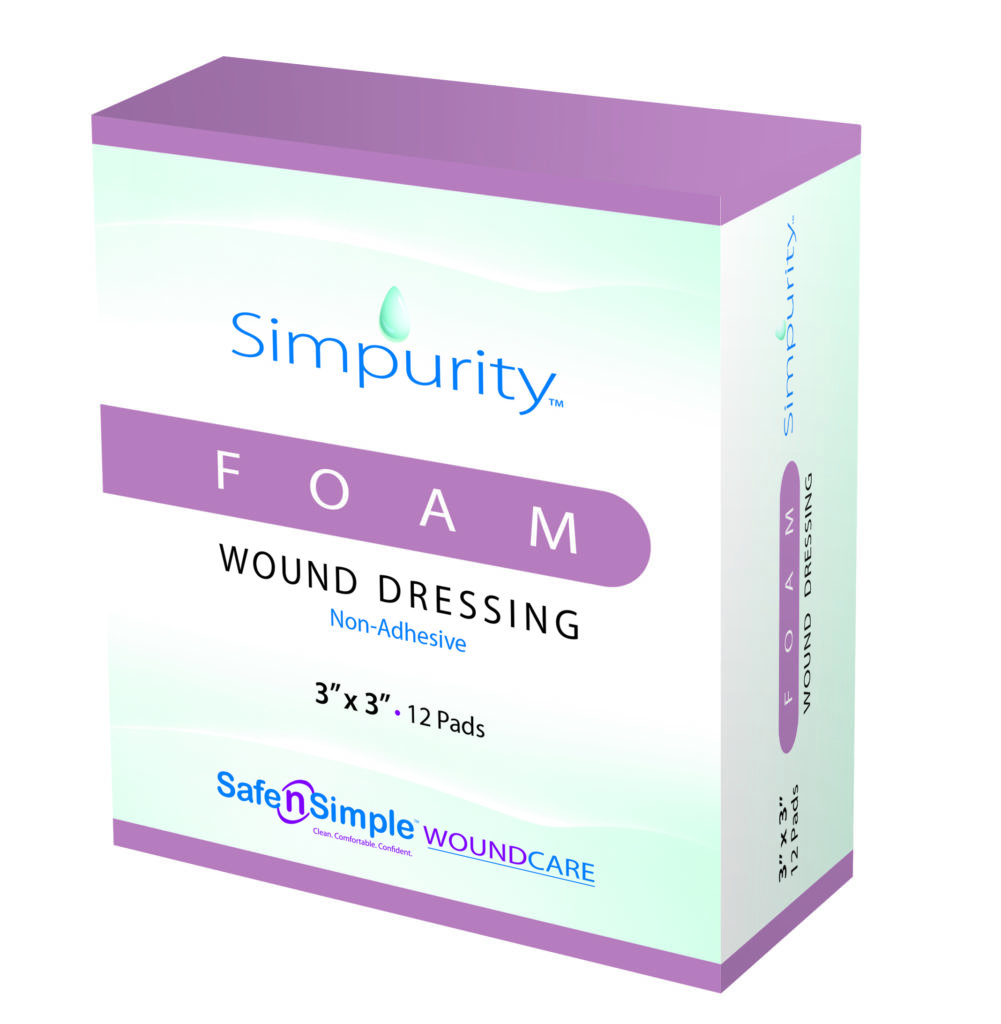 Buy Simpurity Non-Adhesive Foam Wound Dressing at Medical Monks!