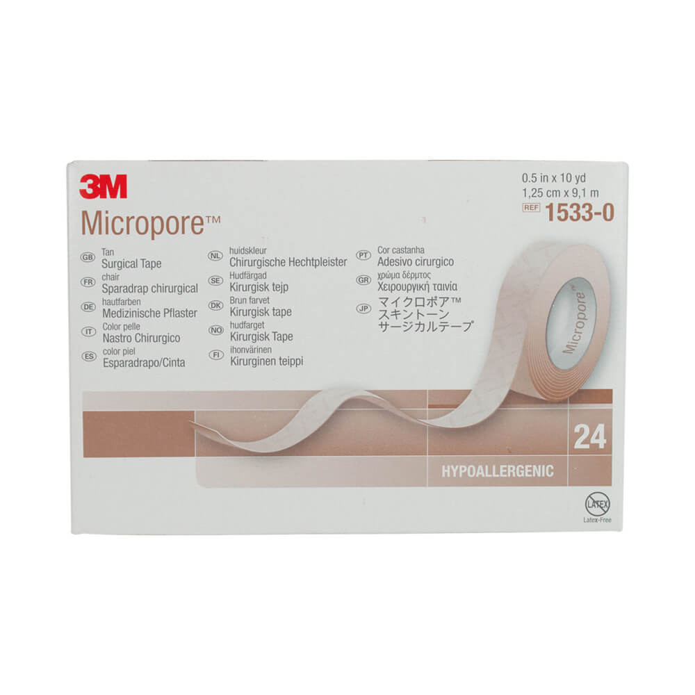 3M Micropore Medical dressing Tape, 1 inch x 10 yard, Box of 12 at best  price.