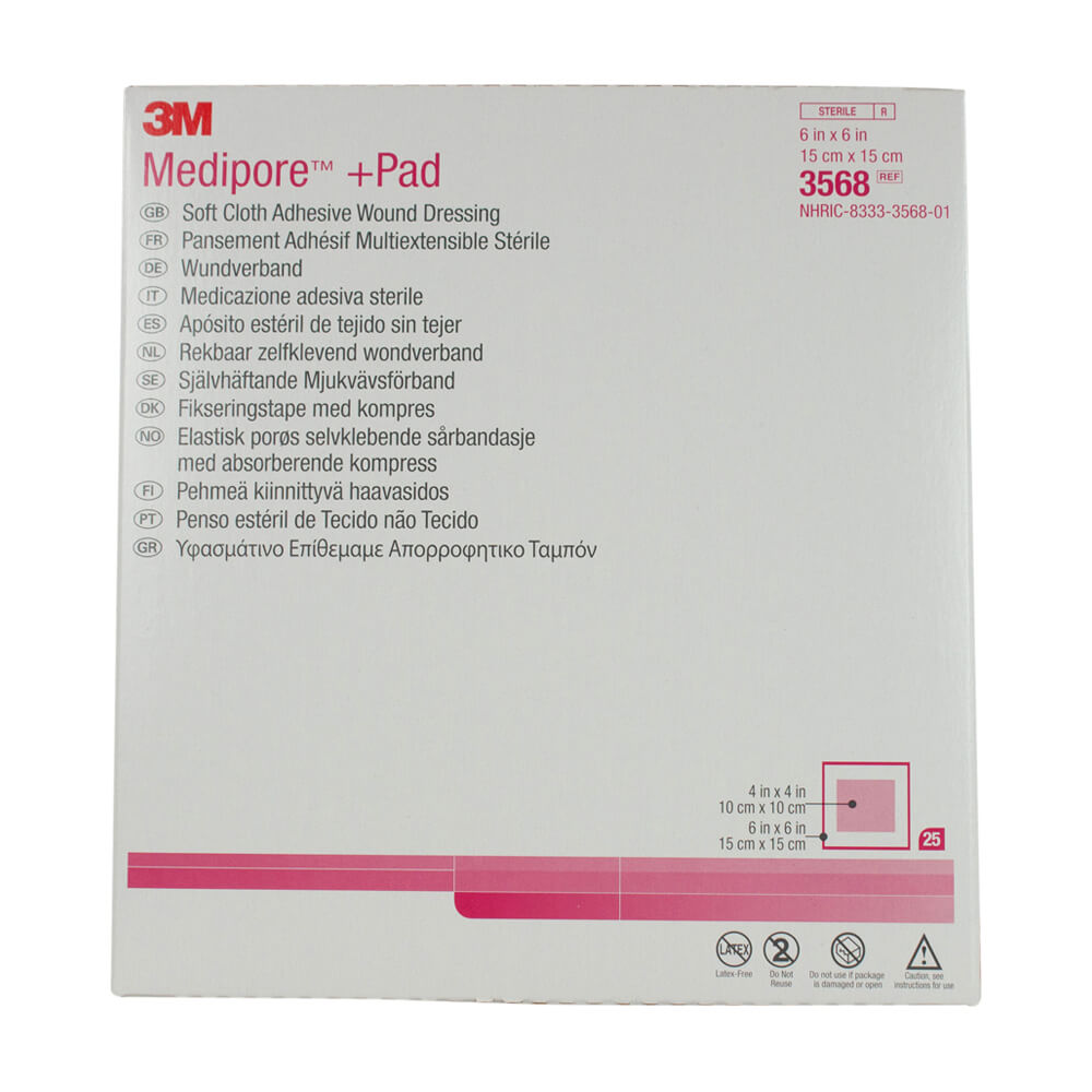 Medipore 3M sparadrap multi-extensible (avec support papier) 10