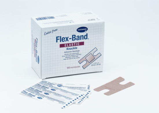 , Flex-Band Elastic Knuckle Adhesive Bandage