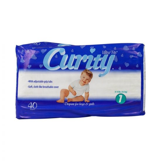 , Curity ULTRA FITS Baby Diapers