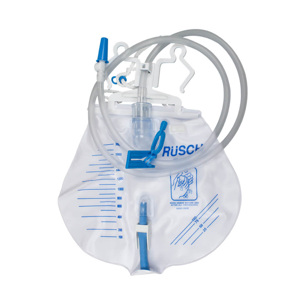 Pre-Connected Drainage Bag Foley Catheter Trays, 10 cc Syringe Prefilled  with Sterile Water | TENSnet.com