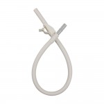 Urocare Silicone Extenstion Tubing with Clamp Valve