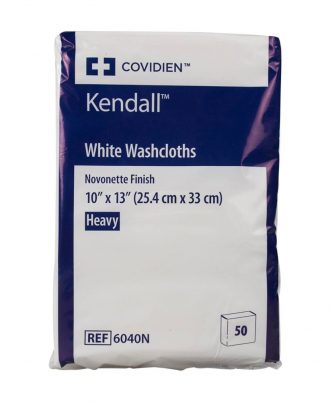 Kendall Heavy White Washcloths