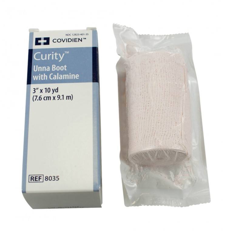 Curity Unna Boot Bandage with Calamine