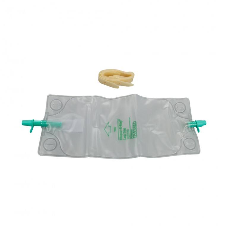 DISPOZ-a-BAG Urinary Leg Bag With Rubber Cap