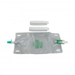DISPOZ-a-BAG Urinary Leg Bag With Flip-Flo Valve-Fabric Straps