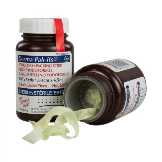 , Pak-Its Iodoform Packing Strip with Strip Delivery System