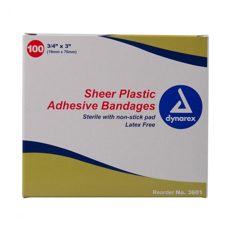 Dynarex Sheer Plastic Bandages