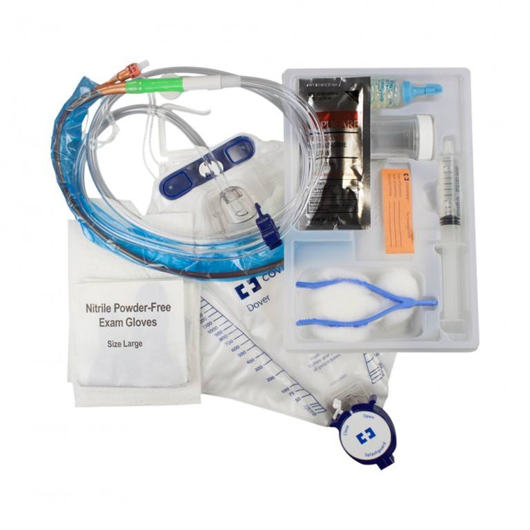Dover Silver Foley Tray with Anti-Reflux Device