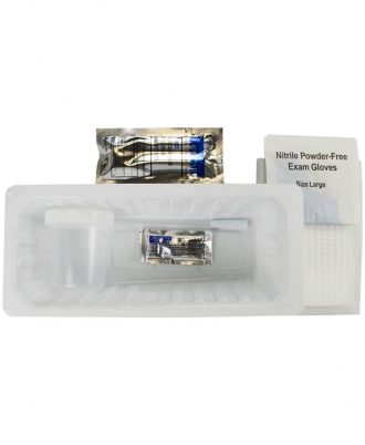 Dover Urethral Open Tray  with BZK Swabs