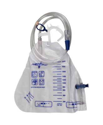 Medline Urinary Drain Bags with Slide Tap