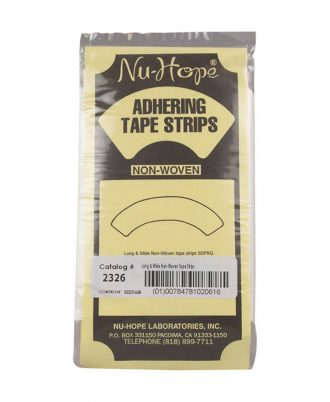 Adhering Curved Tape Strips, Long and Wide, Non-Woven