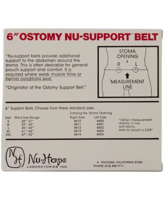 Original Flat Panel Support Belt, Right Sided Stoma