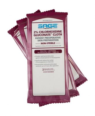 Sage Chlorxidine Gluconate Cloth
