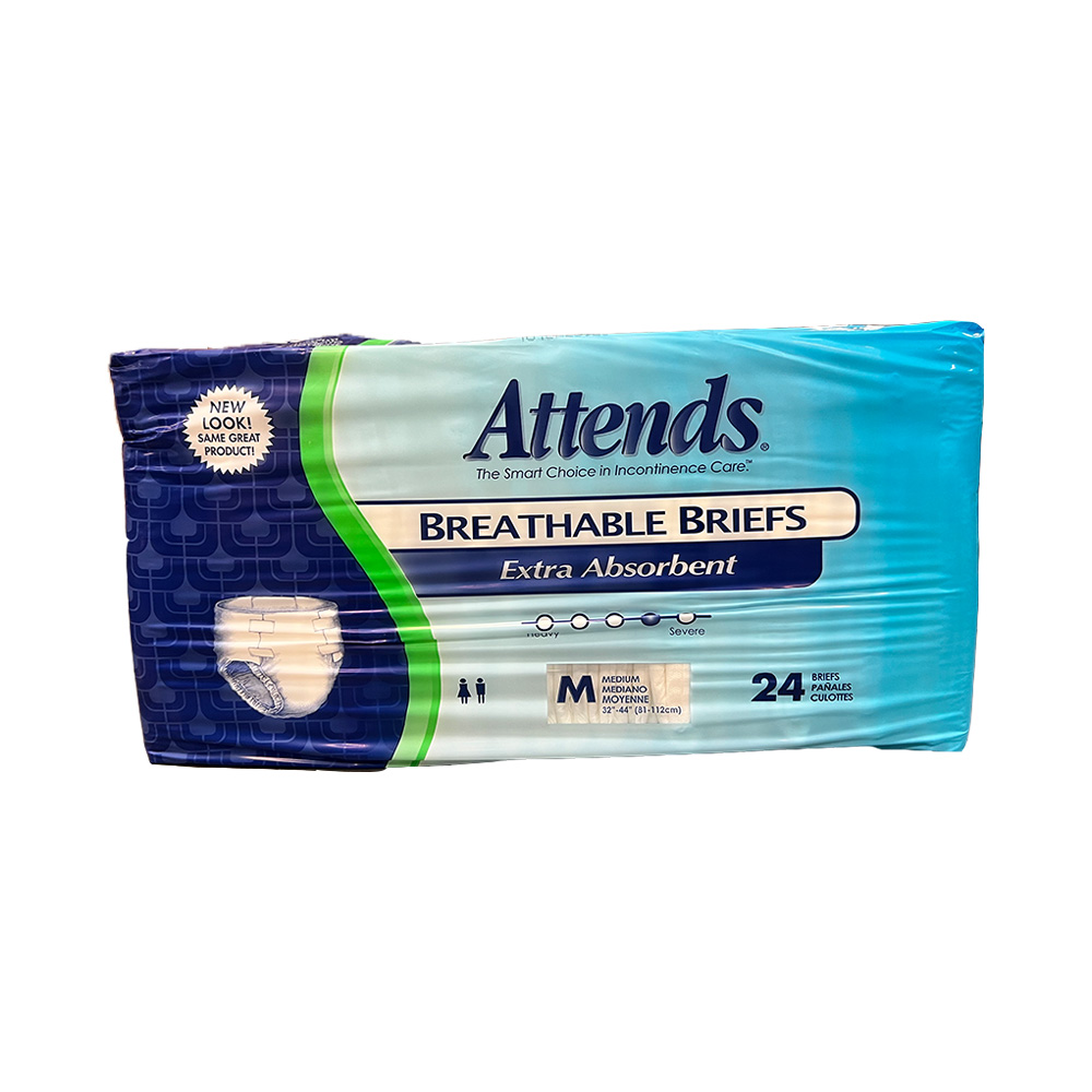 Attends Breathable Briefs Extra Absorbent