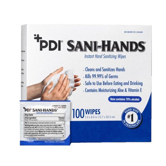 , PDI Sani-Hands Instant Hand Sanitizing Wipes